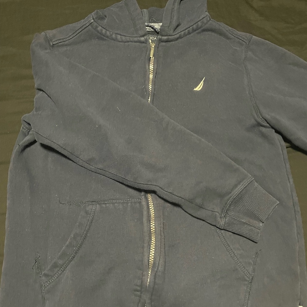 Navy Blue Nautica Zip-up